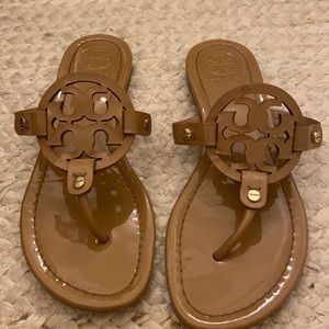 Tory Burch Miller sandal in tan leather